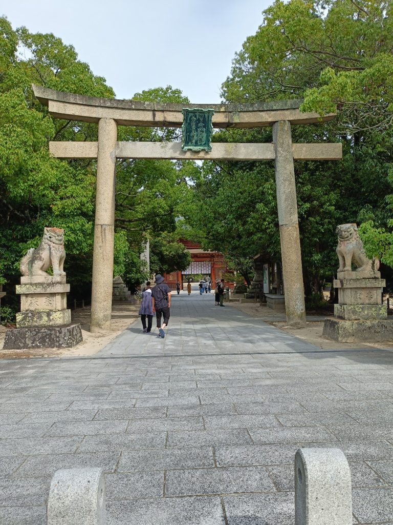 大山祇神社鳥居写真