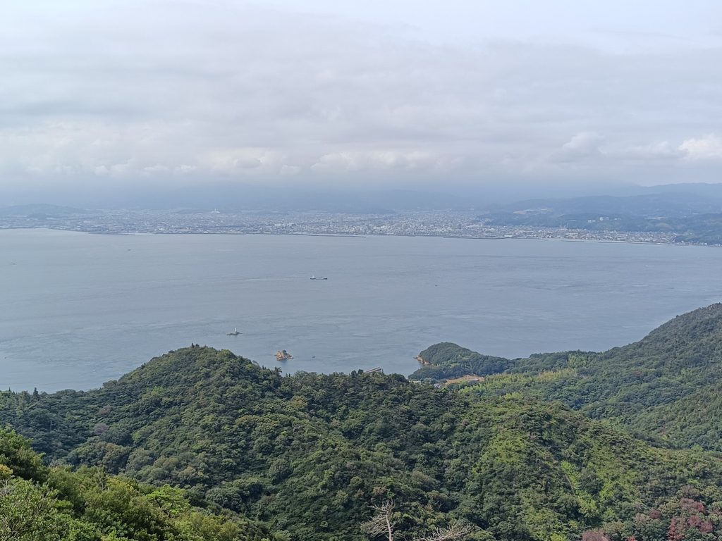 亀老山からの瀬戸内海の景色