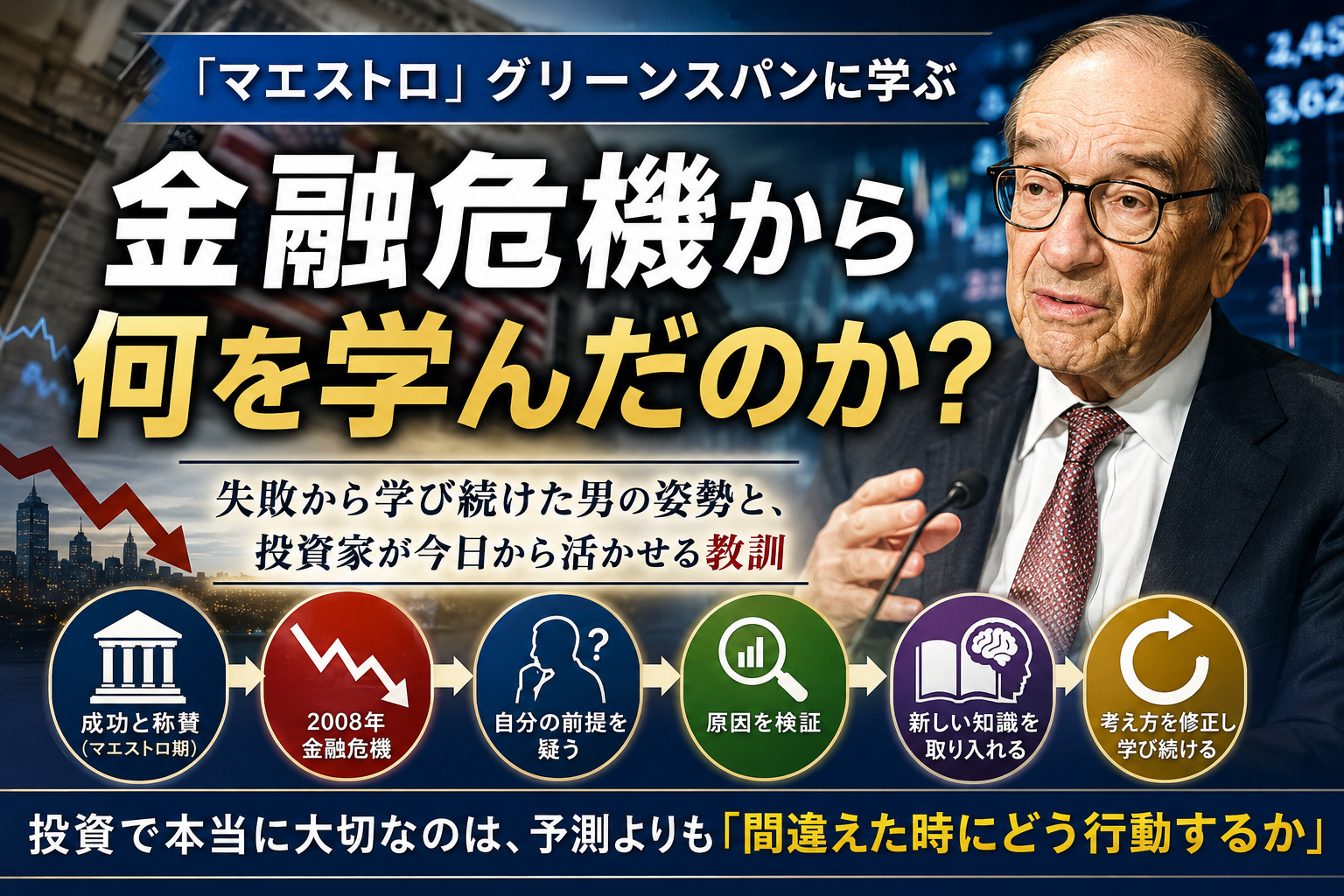 マエストロ　グリーンスパンに学ぶ　金融危機から何を学んだのか？