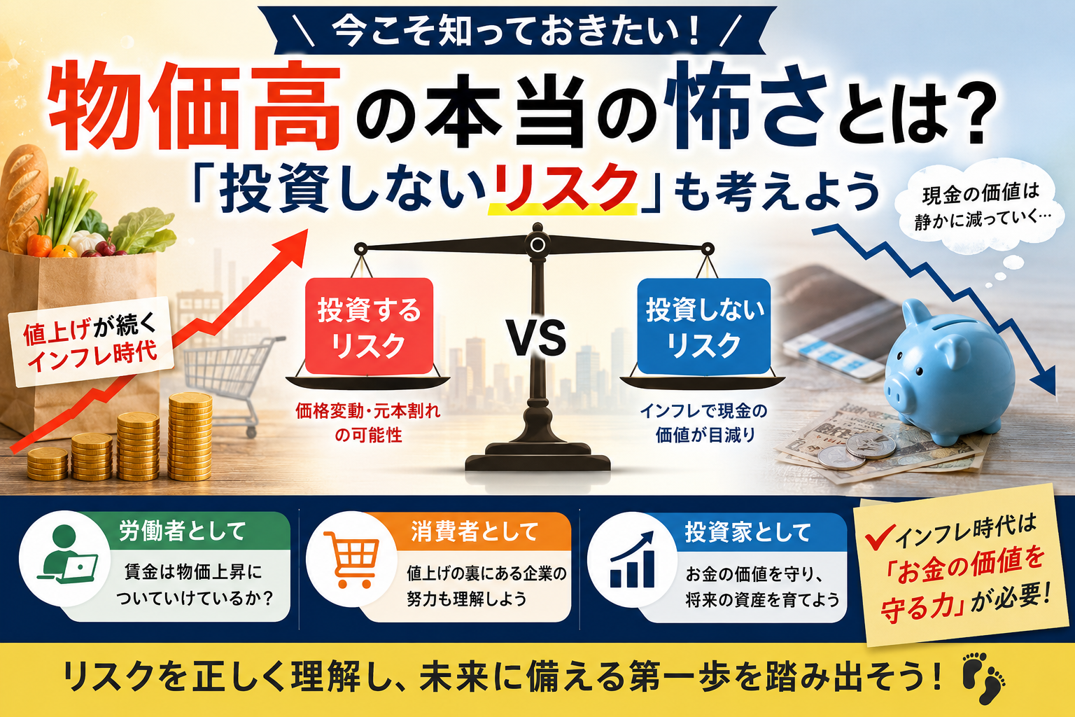 物価高の本当の怖さとは？の説明図