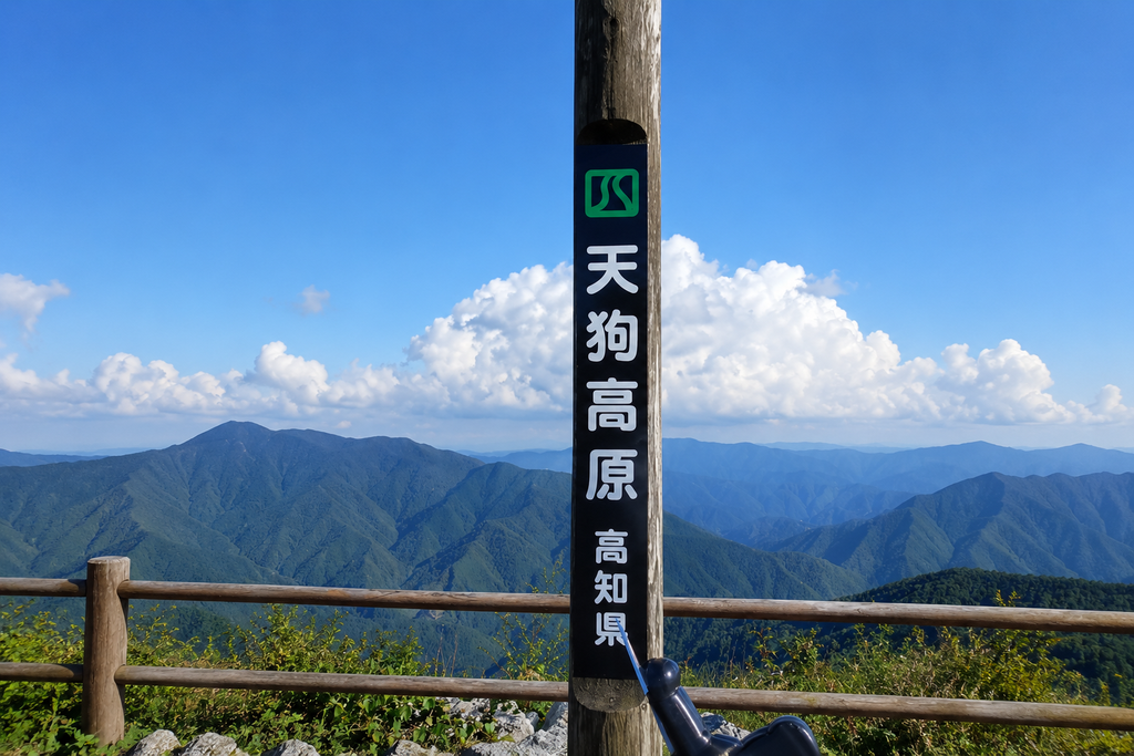 天狗高原標識写真