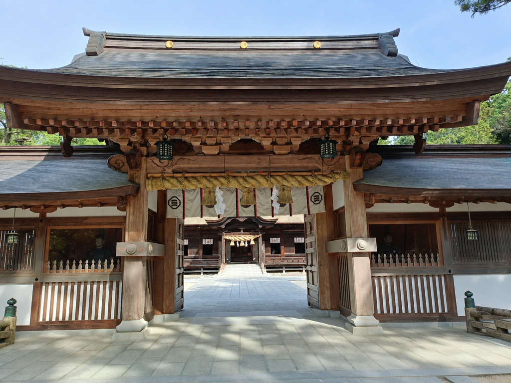 大山祇神社の総門写真