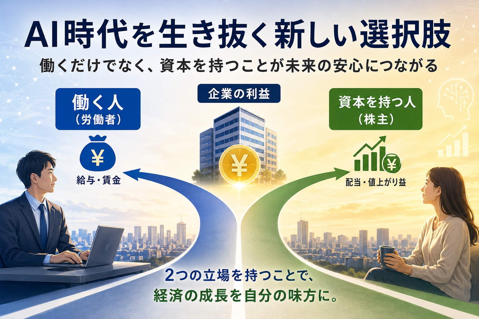 AI時代を生き抜く新しい選択肢説明図