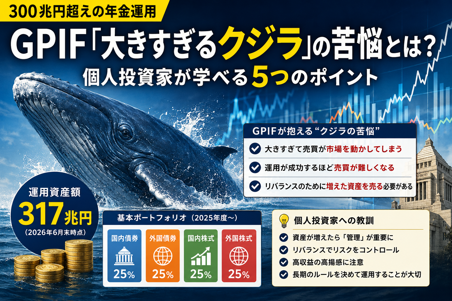 GPIF大きすぎるクジラの苦悩とは？