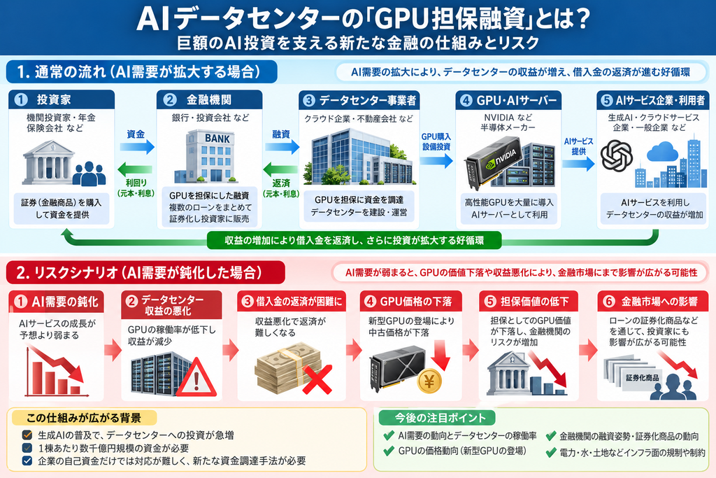 AIデータセンターのGPU担保融資とは？