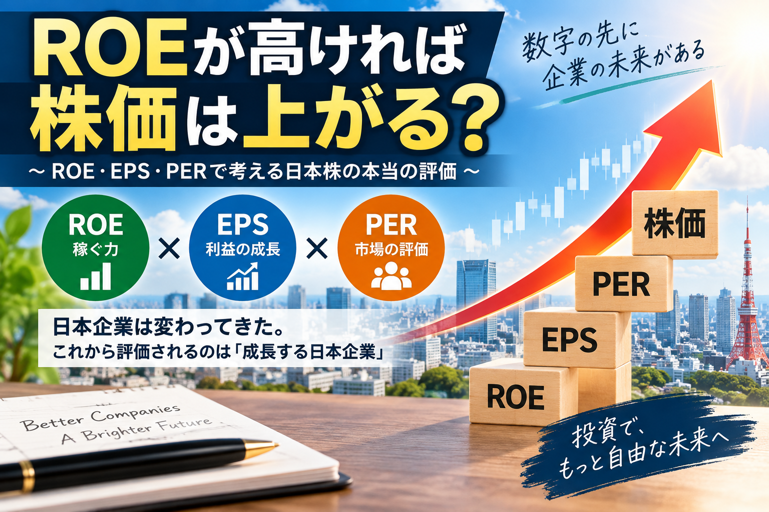 ROEが高ければ株価は上がる？