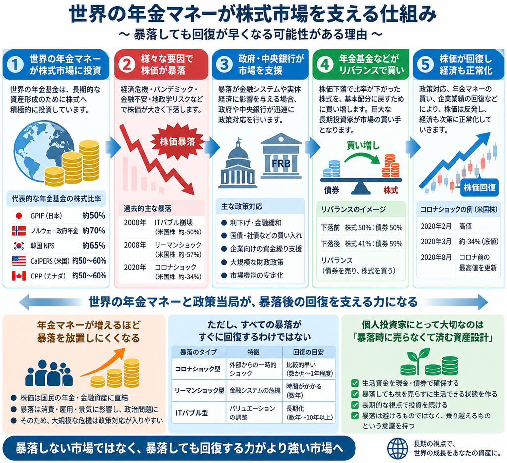 世界の年金マネーが株式市場を支える仕組み