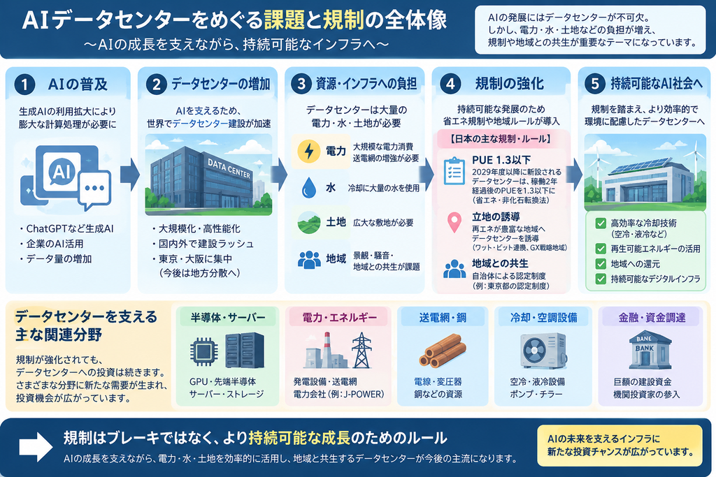 AIデータセンターをめぐる課題と規制の全体像
